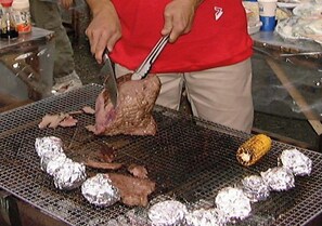 Food and drink - Charcoalgrilled BBQ with Maezawa beef steak 8 pe / Iwate District Iwate (Iwate County)