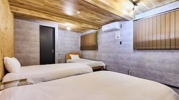3 habitaciones, escritorio, wifi gratis y ropa de cama