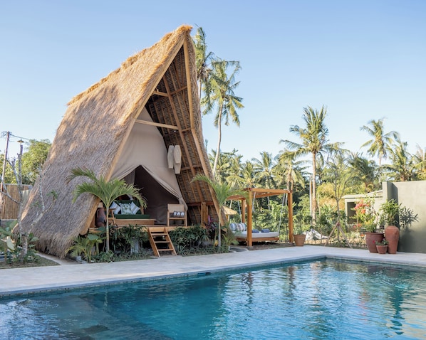 Deluxe Double or Twin Room, Non Smoking, Pool View | View from room