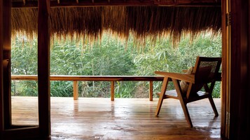 Habitación Deluxe con 1 cama doble o 2 individuales, no fumadores, vistas al jardín | Vistas desde la habitación