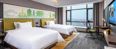 Blackout curtains, iron/ironing board, free WiFi