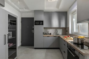 Kitchen - Apt One Kostrena Sea-View Balcony & Parking, Kostrena, Croatia (Kostrena)