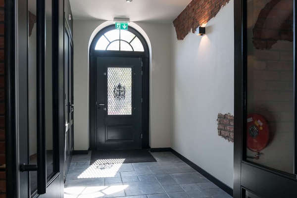 Entrance to the building from the inside