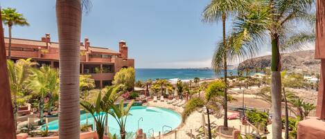 Una piscina climatizada