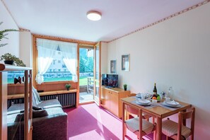 Flat-screen TV - Studio Valleverde 4d (Sestriere)