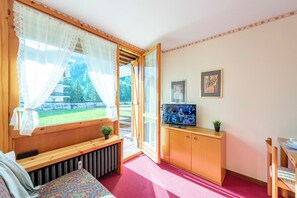 Flat-screen TV - Studio Valleverde 4d (Sestriere)