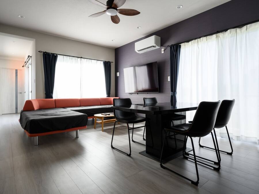 Casa conforto | Área de estar | TV de tela plana