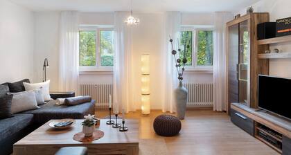 Ferienwohnung Am Dorfbach" mit eigenem Freisitz und Wi-Fi