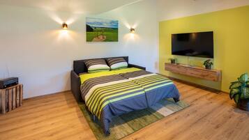 1 Schlafzimmer, Bügeleisen/Bügelbrett, kostenloses WLAN, Bettwäsche