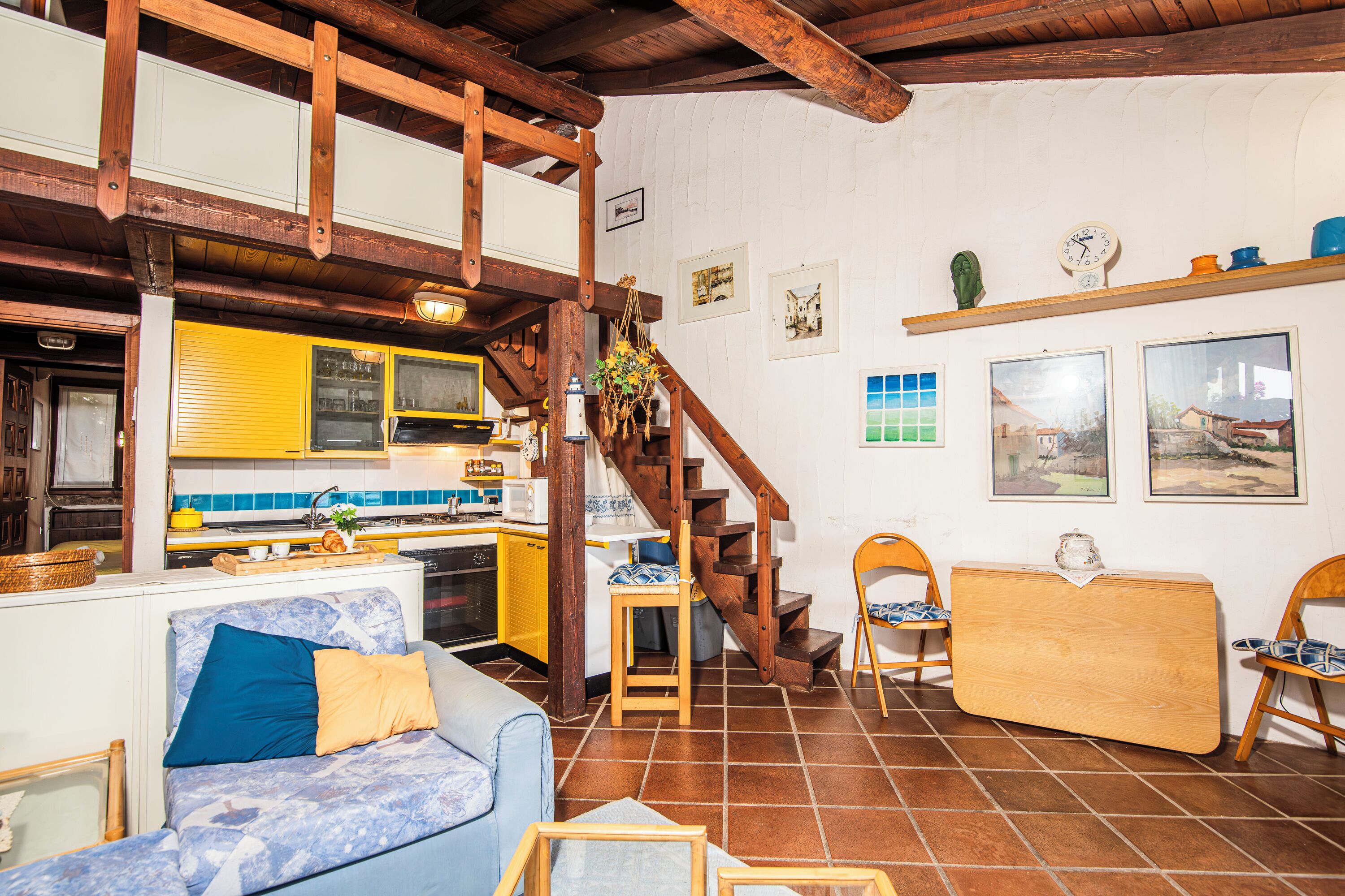 อพาร์ทเมนท์สำหรับครอบครัว, หลายห้องนอน, 2 ห้องน้ำ (Punta Volpe Home With Pool) | บริเวณนั่งเล่น