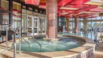Indoor pool, a heated pool