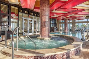 Indoor pool, a heated pool