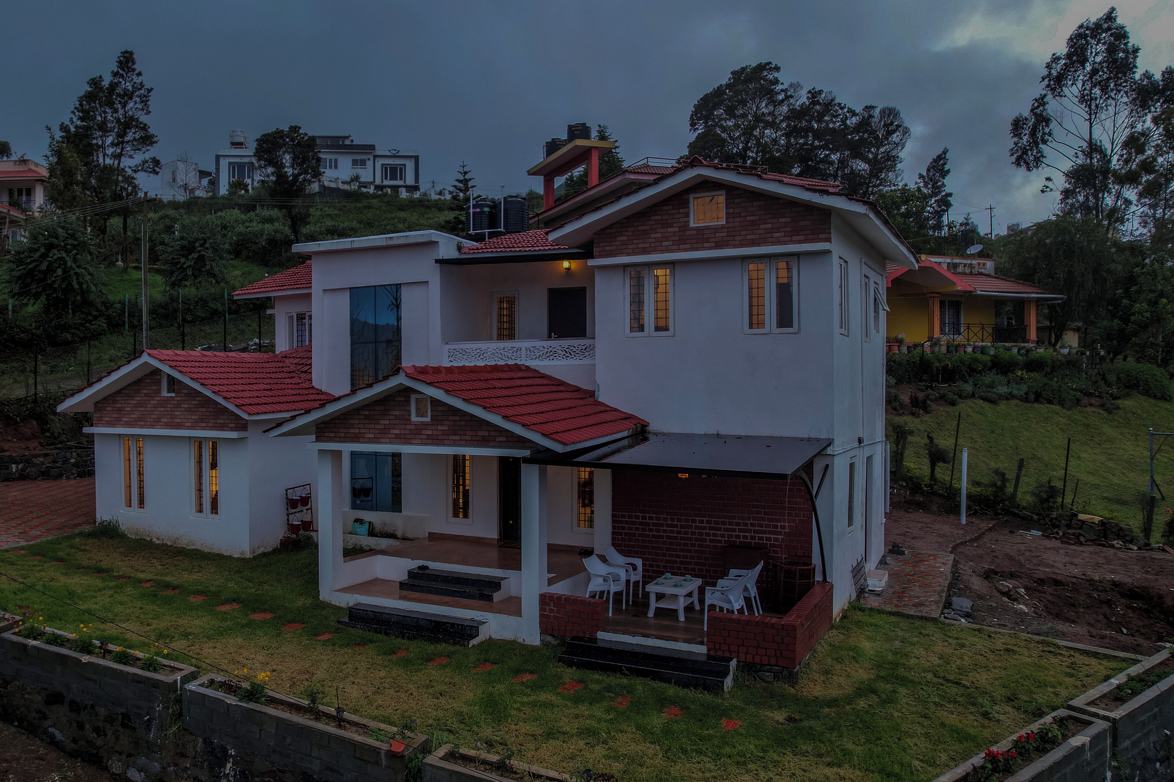 Façade de l’hébergement