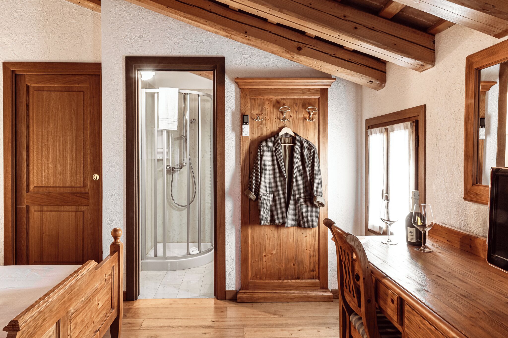 Camera Standard con letto matrimoniale o 2 letti singoli, vista giardino | Postazione laptop, Wi-Fi gratuito