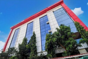 Façana frontal de l'allotjament