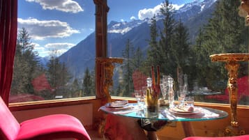 Uitzicht vanuit accommodatie