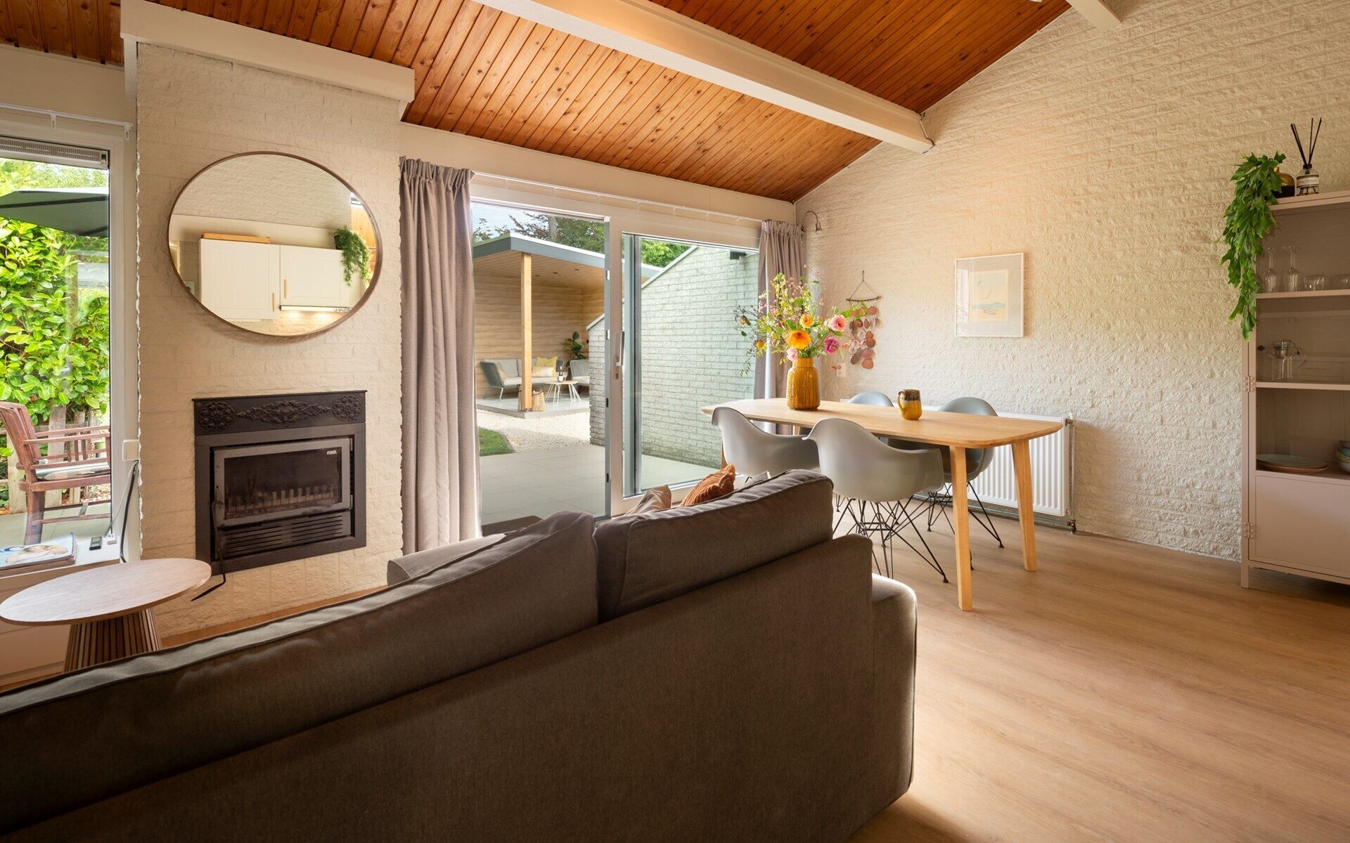 تلفزيون، مدفأة