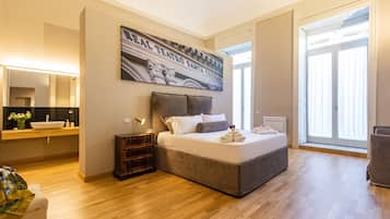 Suite Deluxe | 1 chambre, draps italiens Frette, literie de qualité supérieure