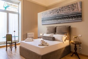 1 chambre, draps italiens Frette, literie de qualité supérieure