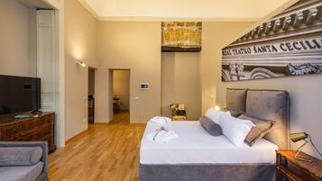 Suite Deluxe | 1 chambre, draps italiens Frette, literie de qualité supérieure