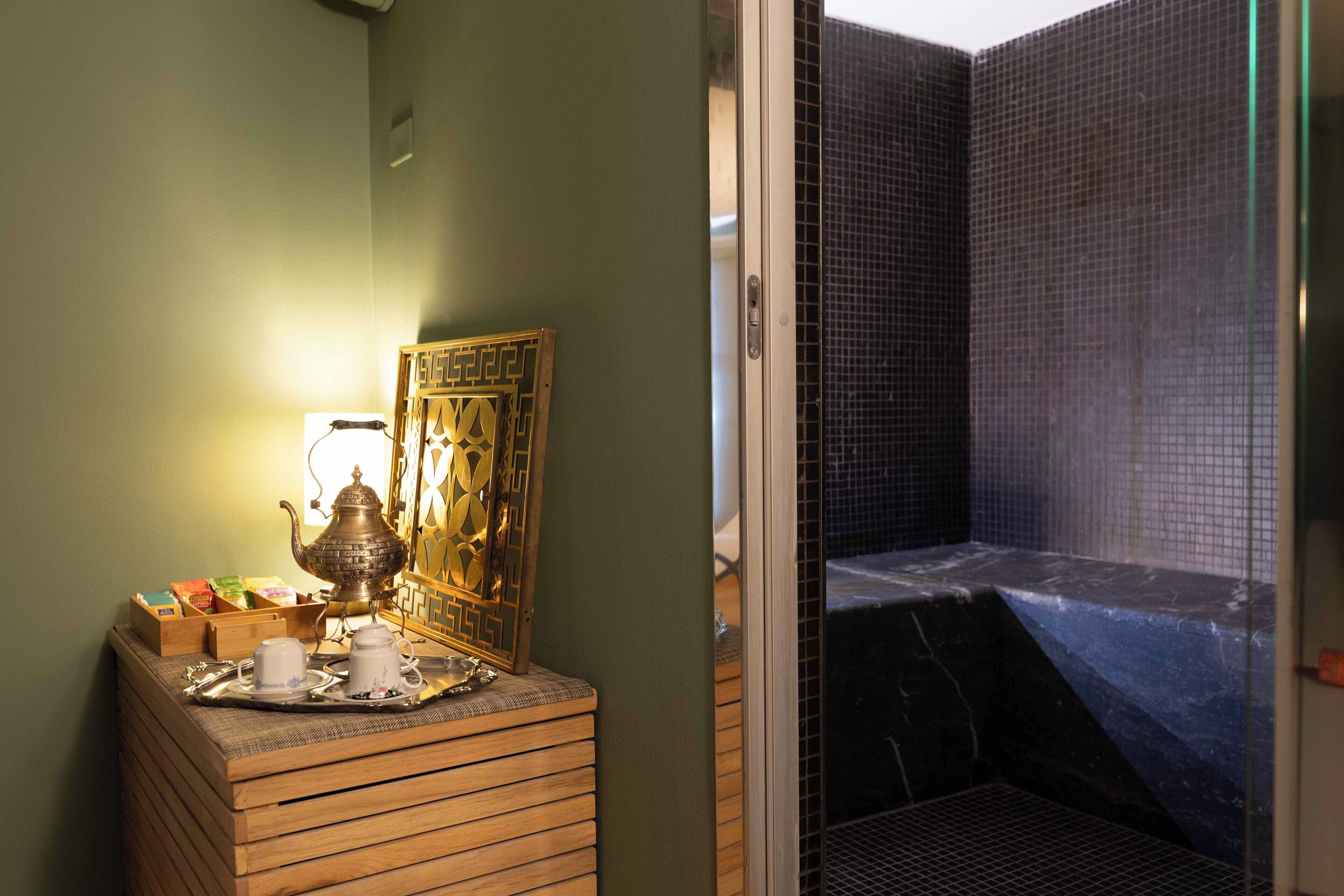 Sauna, vasca idromassaggio, bagno turco