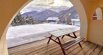 CASA-Joubarbe Super 4p terrasse plein sud Arvieux!