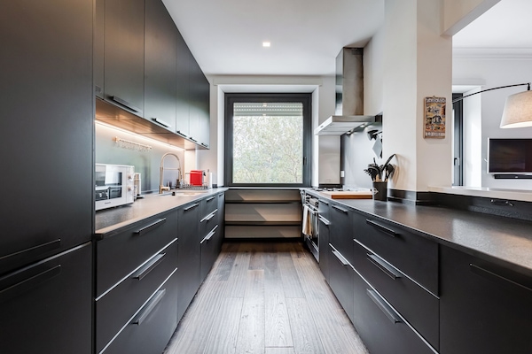 Apartment, 1 Bedroom, Non Smoking, City View | Dapur peribadi | Peti sejuk, ketuhar gelombang mikro, ketuhar, dapur