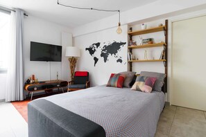 1 bedroom, iron/ironing board, Internet, bed sheets - Moderne et Lumineux - 1 chambre - BNF (Paris)