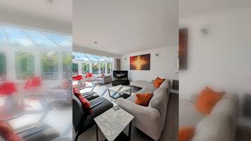 TV, stereo, offices
