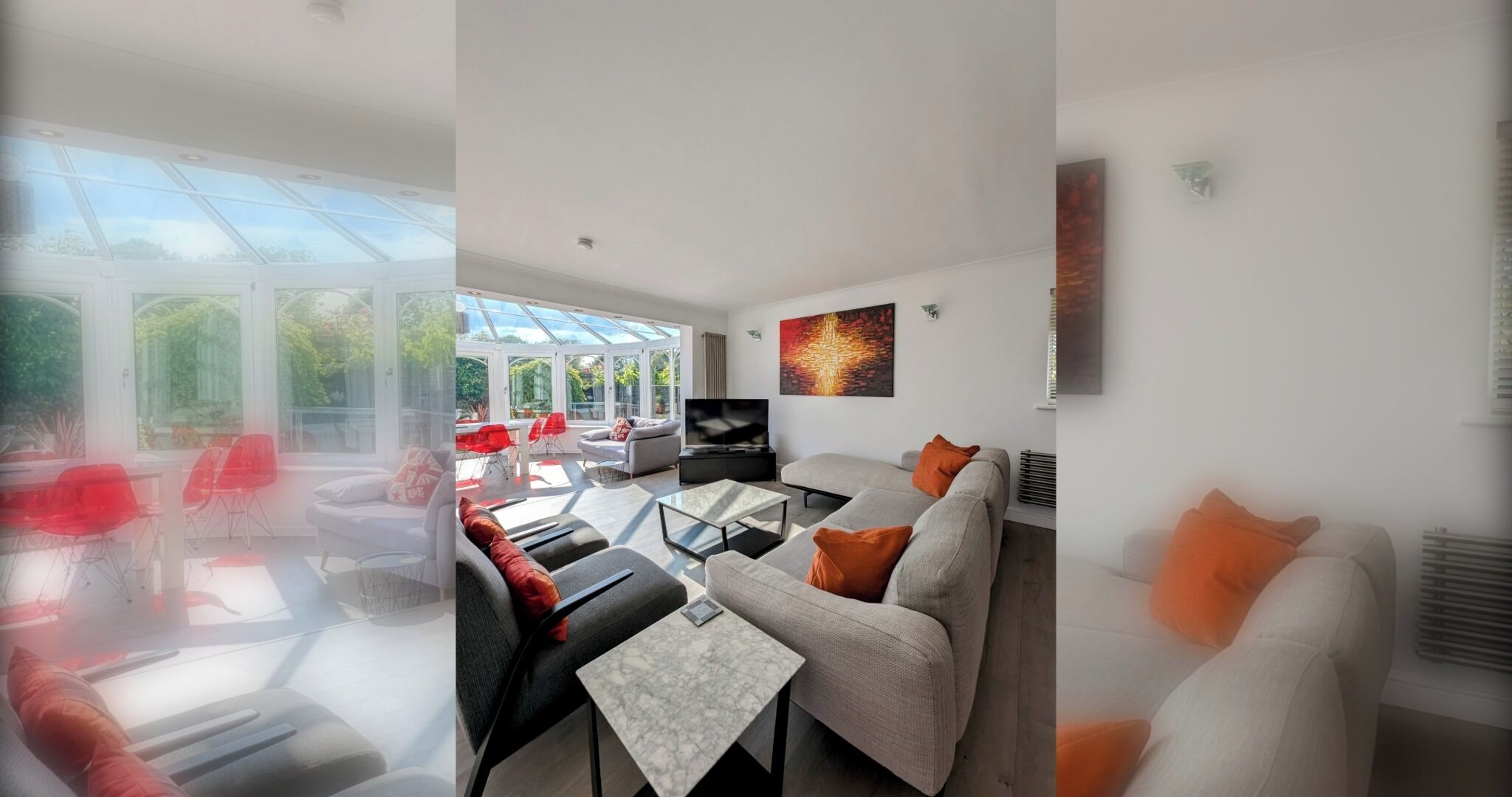 TV, stereo, offices