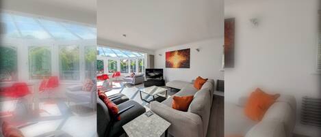 TV, stereo, offices