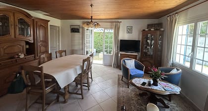 Maison au calme proche mer avec jardin, terrasse et 2 chambres â 4 pers
