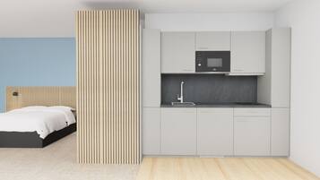 Comfort-Apartment | 1 Schlafzimmer, laptopgeeigneter Arbeitsplatz, kostenloses WLAN