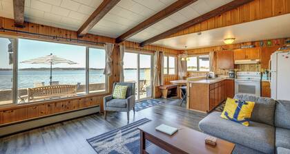 Oceanfront Cottage w/ Patio & Views in Birch Bay!