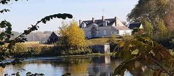 Quit lock house at the river Cher close to Zoo de Beauval and Loire Castles