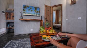 Familien-Doppelzimmer, Balkon, Gartenblick