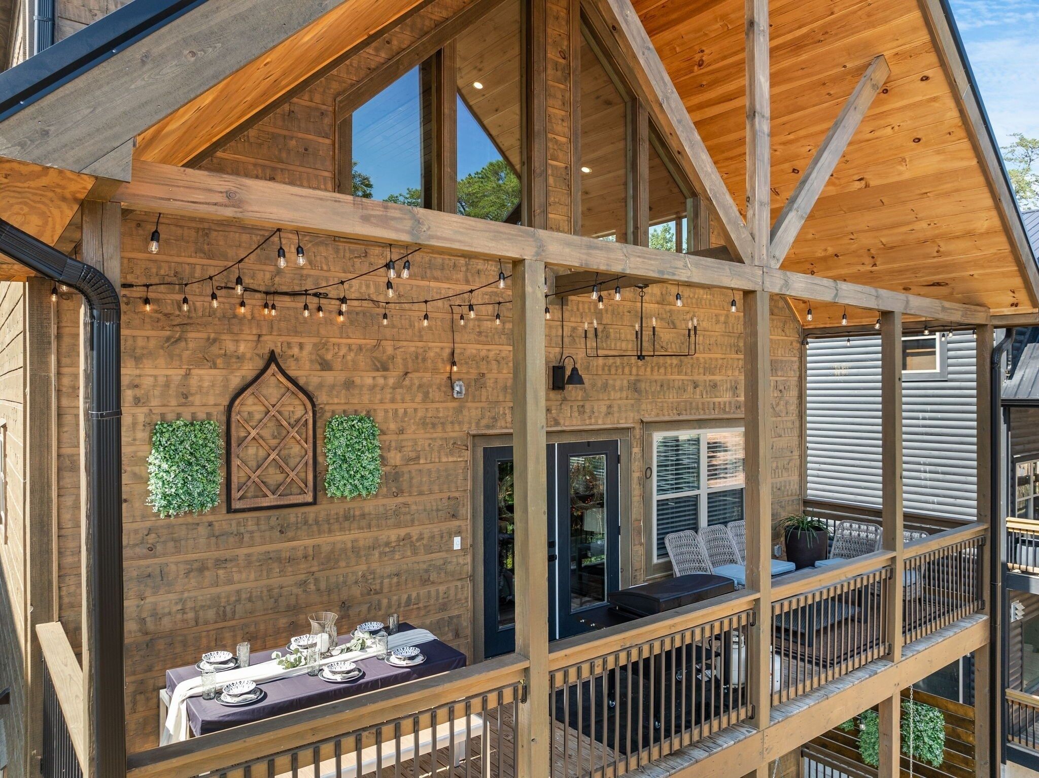 Cabin, 3 Bedrooms | Outdoor dining