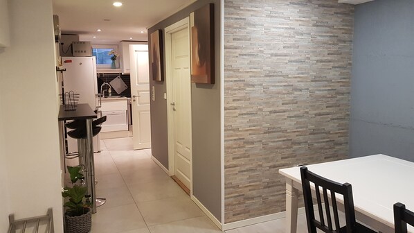 Private kitchen - Amazing experiences in Heart of Fjords. Welcome in cozy apartment with the view! (Møre og Romsdal)