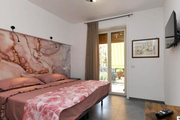 1 غرفة نوم وواي فاي وملاءات أسرّة