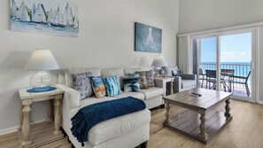 Smart TV, DVD player - Cozy 2BR, Beachfront at Eastern Shore 215 + Free Attraction Tickets! (Santa Rosa Beach)