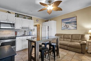 Fridge, microwave, oven, stovetop - Pool, Marinas & Waterfront Dining Nearby @ The Waterway 403 (Wrightsville Beach)