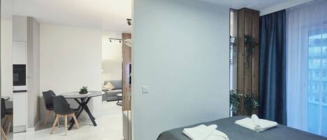 1 habitación, tabla de planchar con plancha y wifi gratis