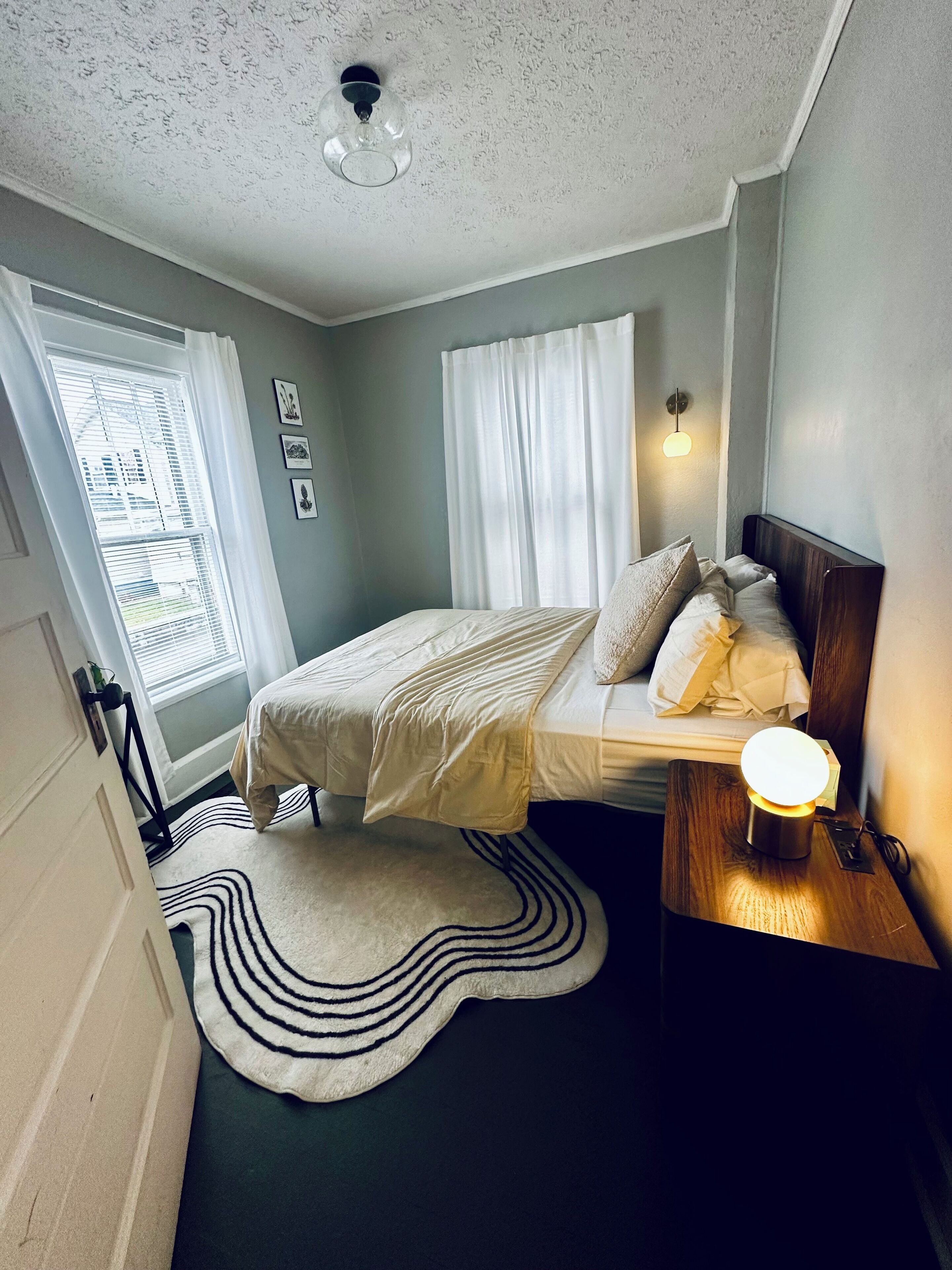 2 bedrooms, iron/ironing board, travel crib, WiFi