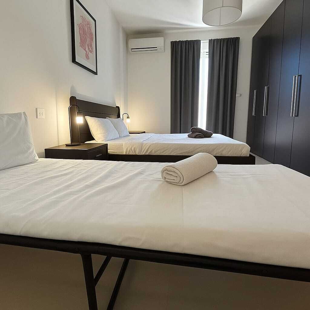 3 多间卧室、WiFi、床单