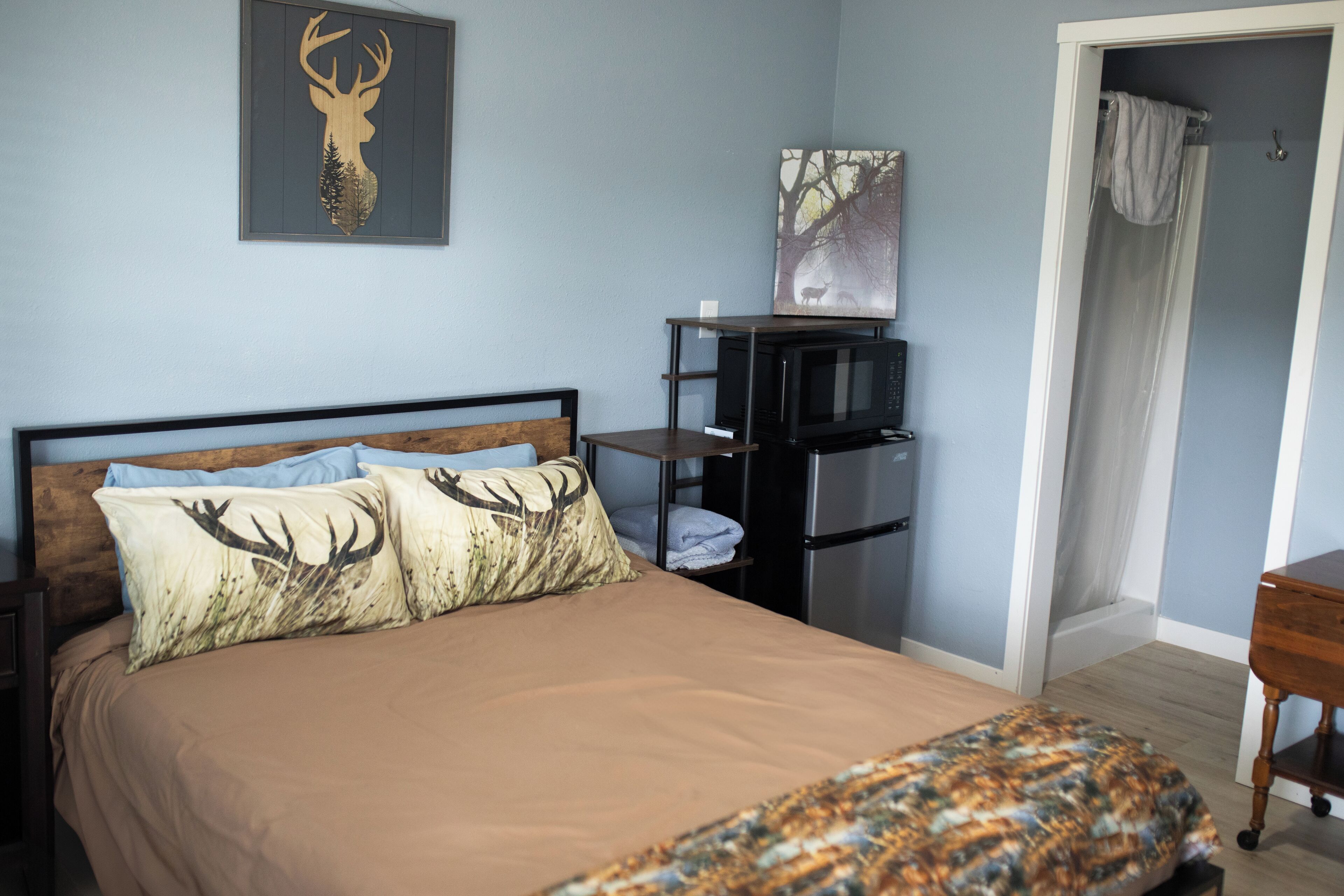 1 habitación y ropa de cama 