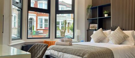 1 間睡房、熨斗/熨衫板、免費 Wi-Fi、床單