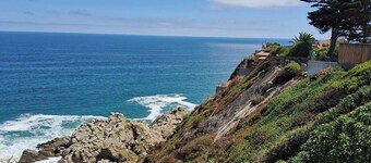 Beautiful beautiful cabin view of the sea