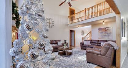 Spacious 6-bedroom Pocono Home with Hot Tub, Game and Theater rooms, Fire Pit!