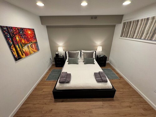 Clean comfy Reston B&B with ping pong table