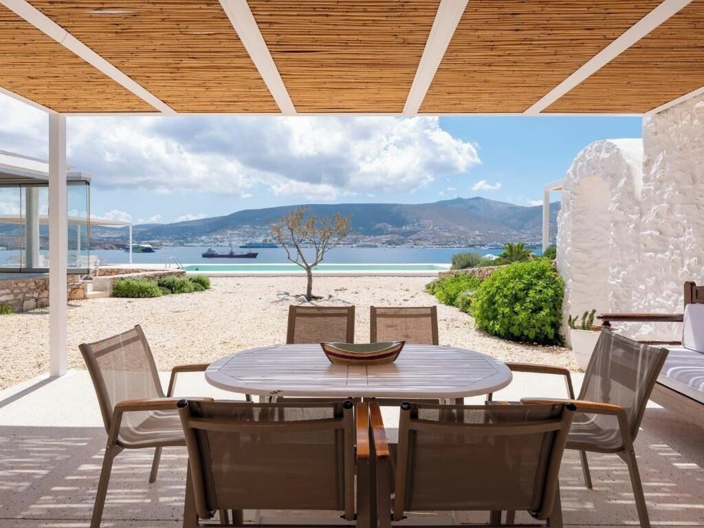 Estudio Confort, 1 cama Queen size, vista al mar, junto a la alberca | Terraza o patio